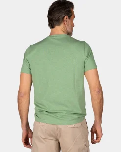 Army Green T-Shirt with Elastane