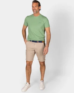Army Green T-Shirt with Elastane