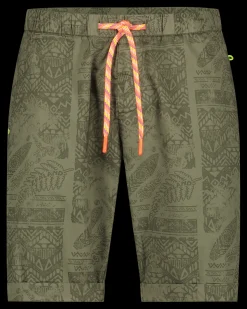 Arther short printed chino - Army