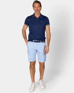 Basic Blue Solid Polo