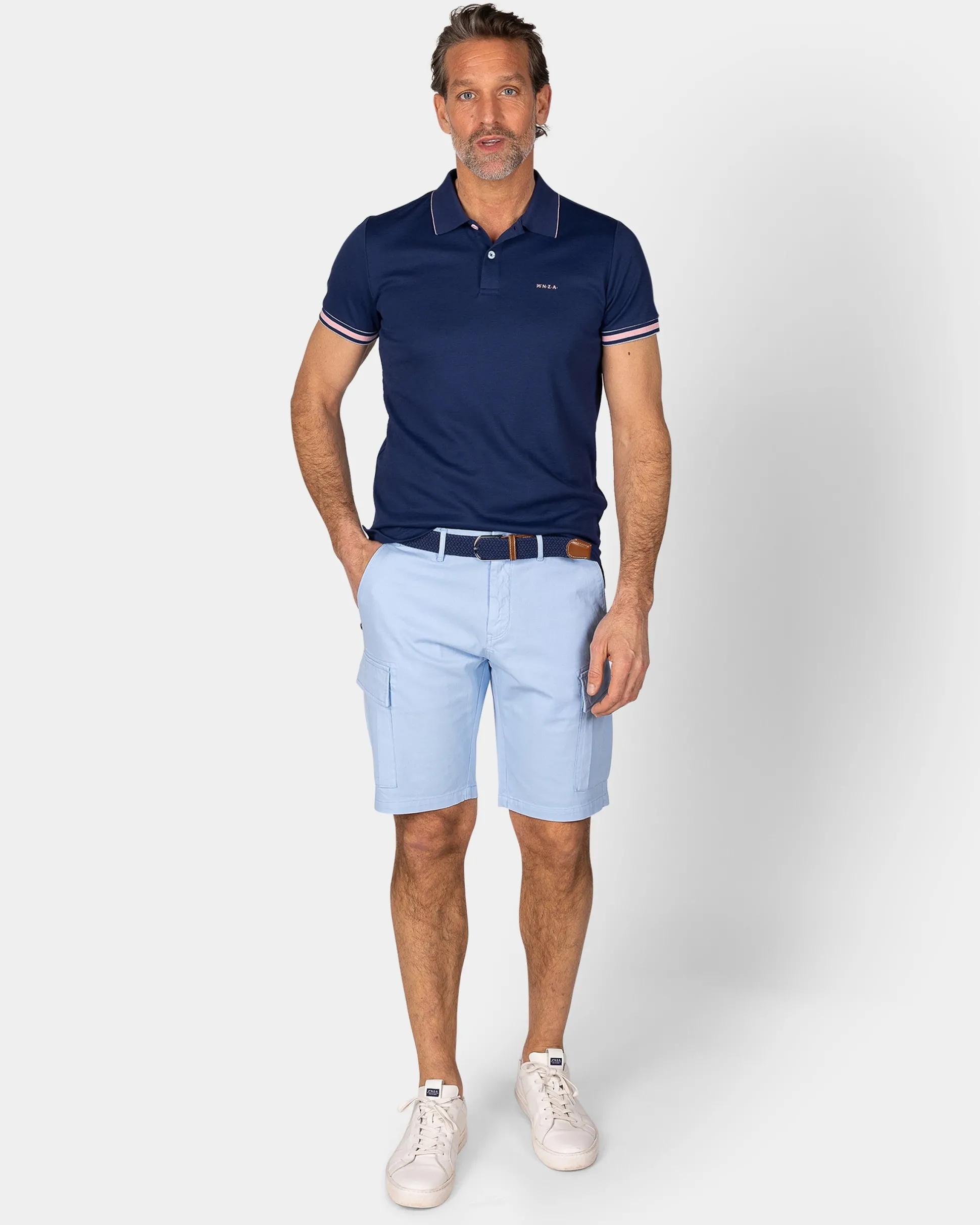 Basic Blue Solid Polo