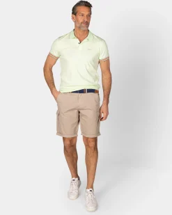 Basic Light Green Solid Polo
