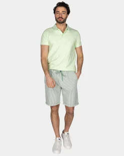 Basic Mint Green Cotton Polo