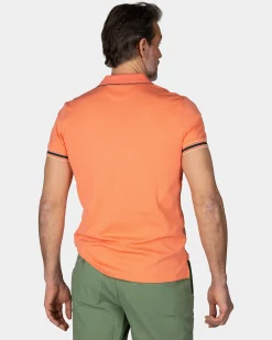 Basic Orange Solid Polo