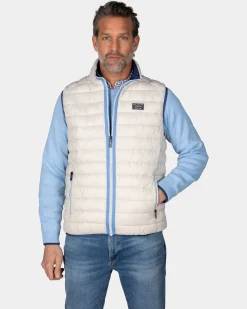 Beige bodywarmer