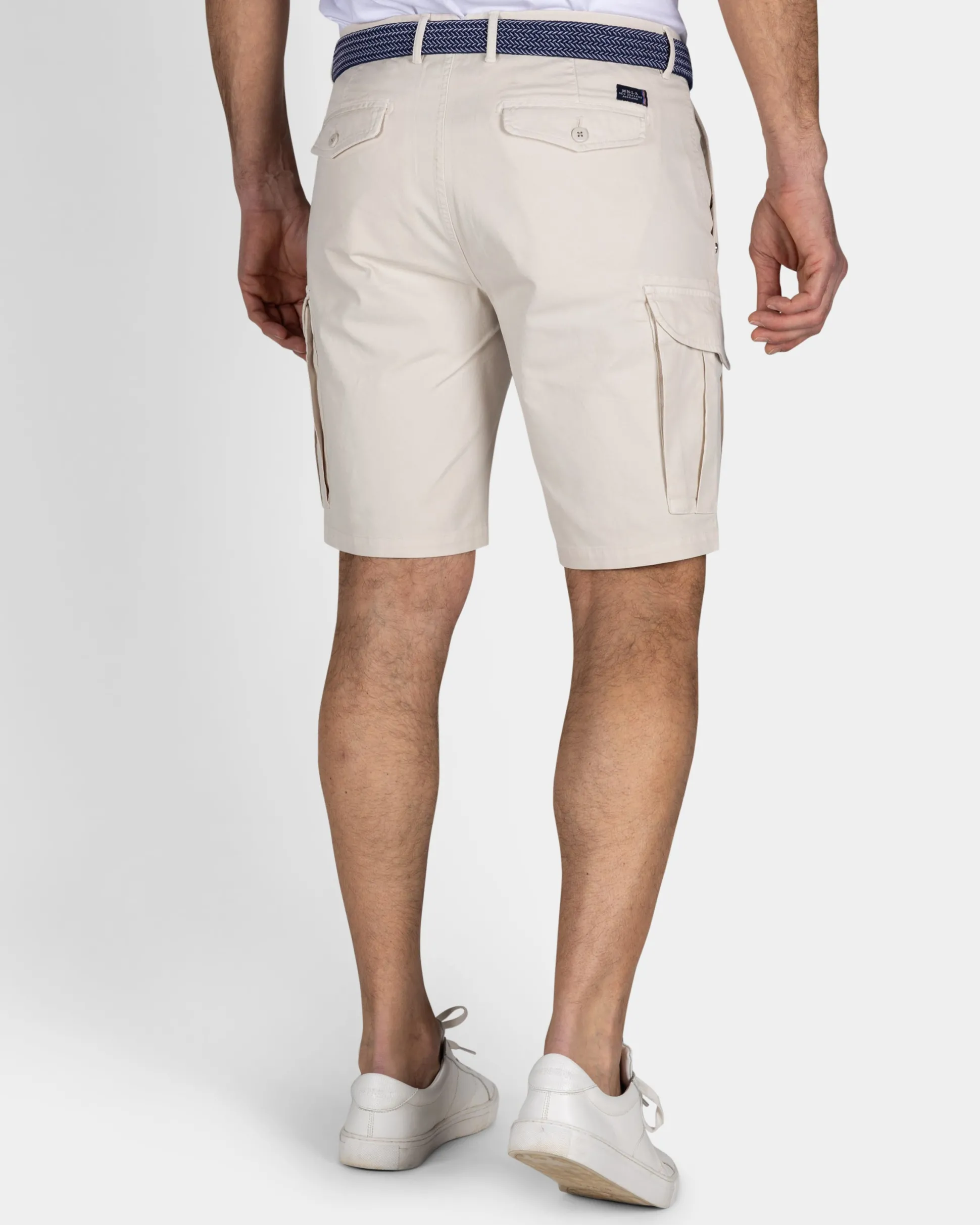 Beige Cargo Shorts