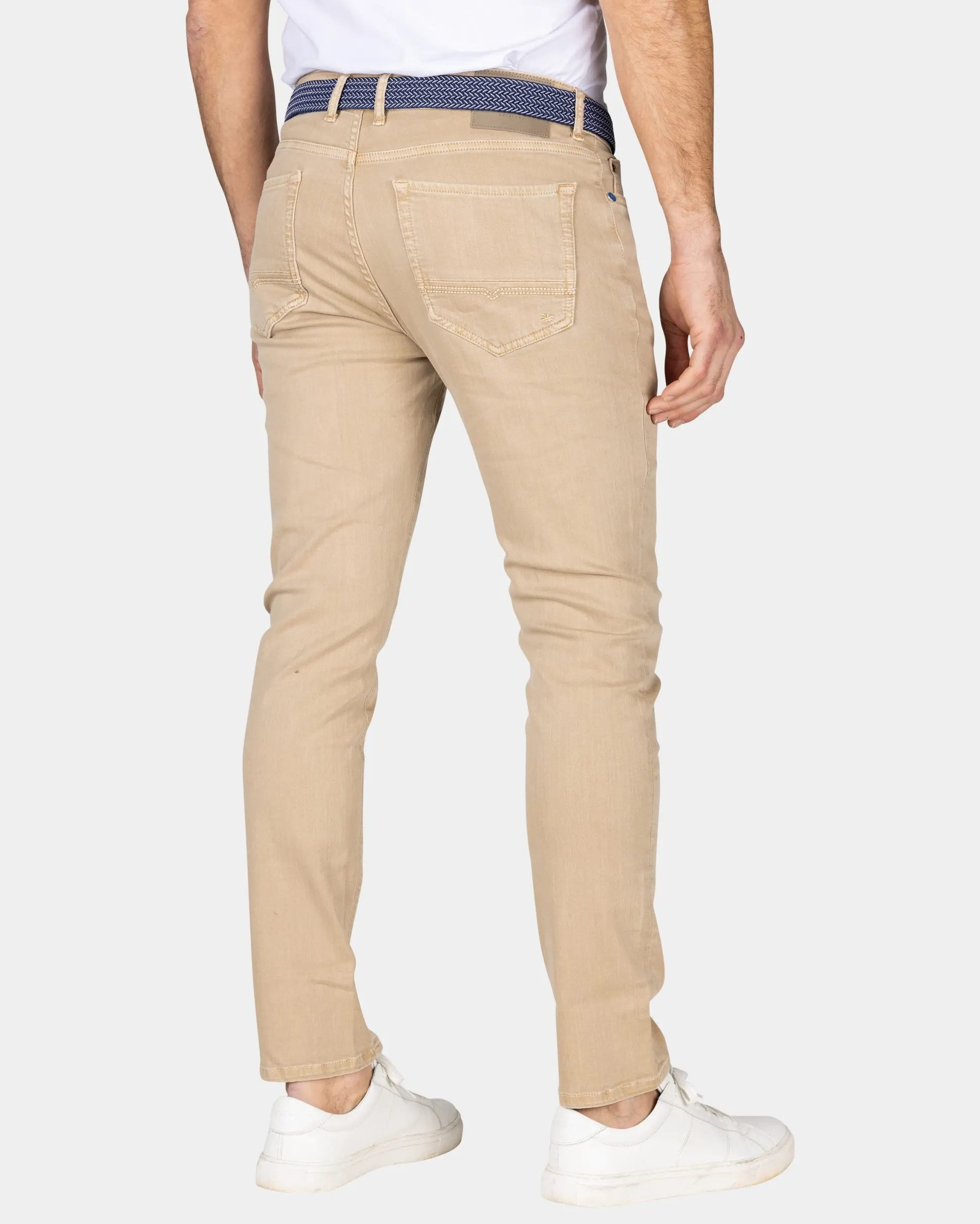Beige colored jeans