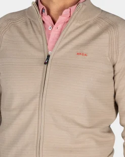 Beige cotton cardigan
