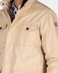 Beige field jacket