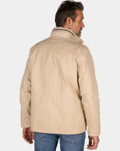 Beige field jacket