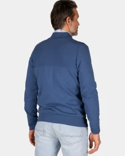 Blue cardigan