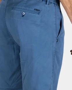 Blue Chino Shorts with Stretch
