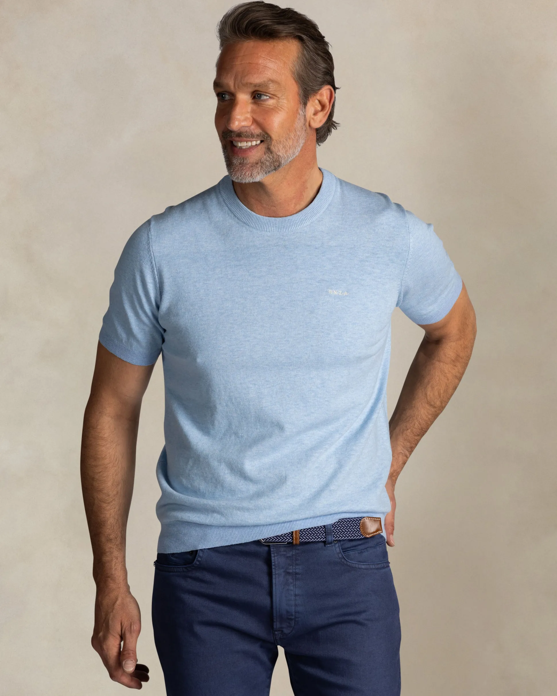 Blue cotton longsleeve
