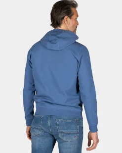 Blue hoodie