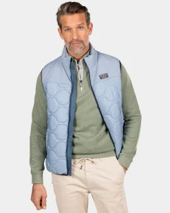 Blue padded vest - Phantom Blue
