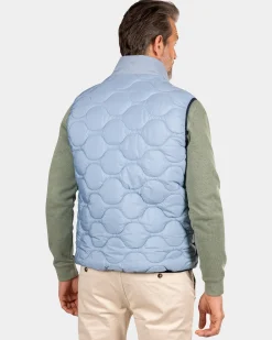 Blue padded vest - Phantom Blue