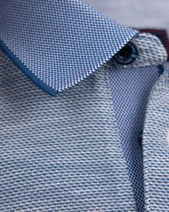 Blue Polo with Modal