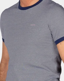 Blue-Grey Cotton T-Shirt