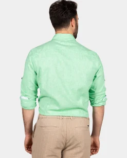 Brightly colored plain shirt - Fresh Green