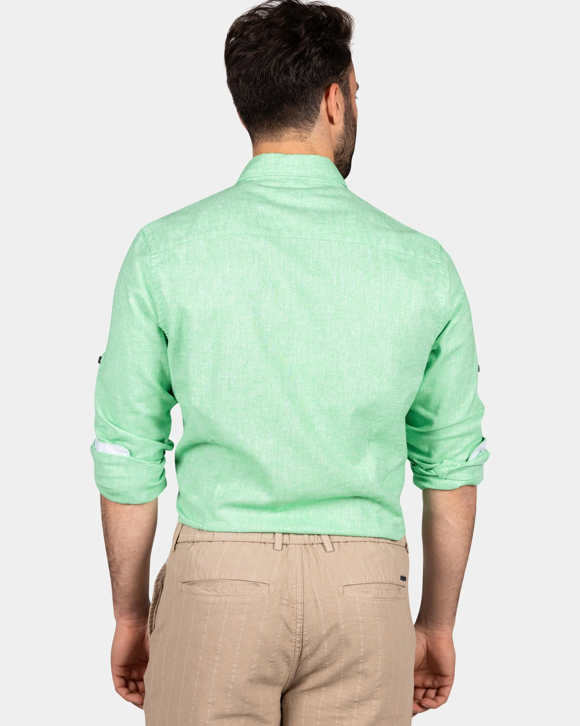Brightly colored plain shirt - Fresh Green