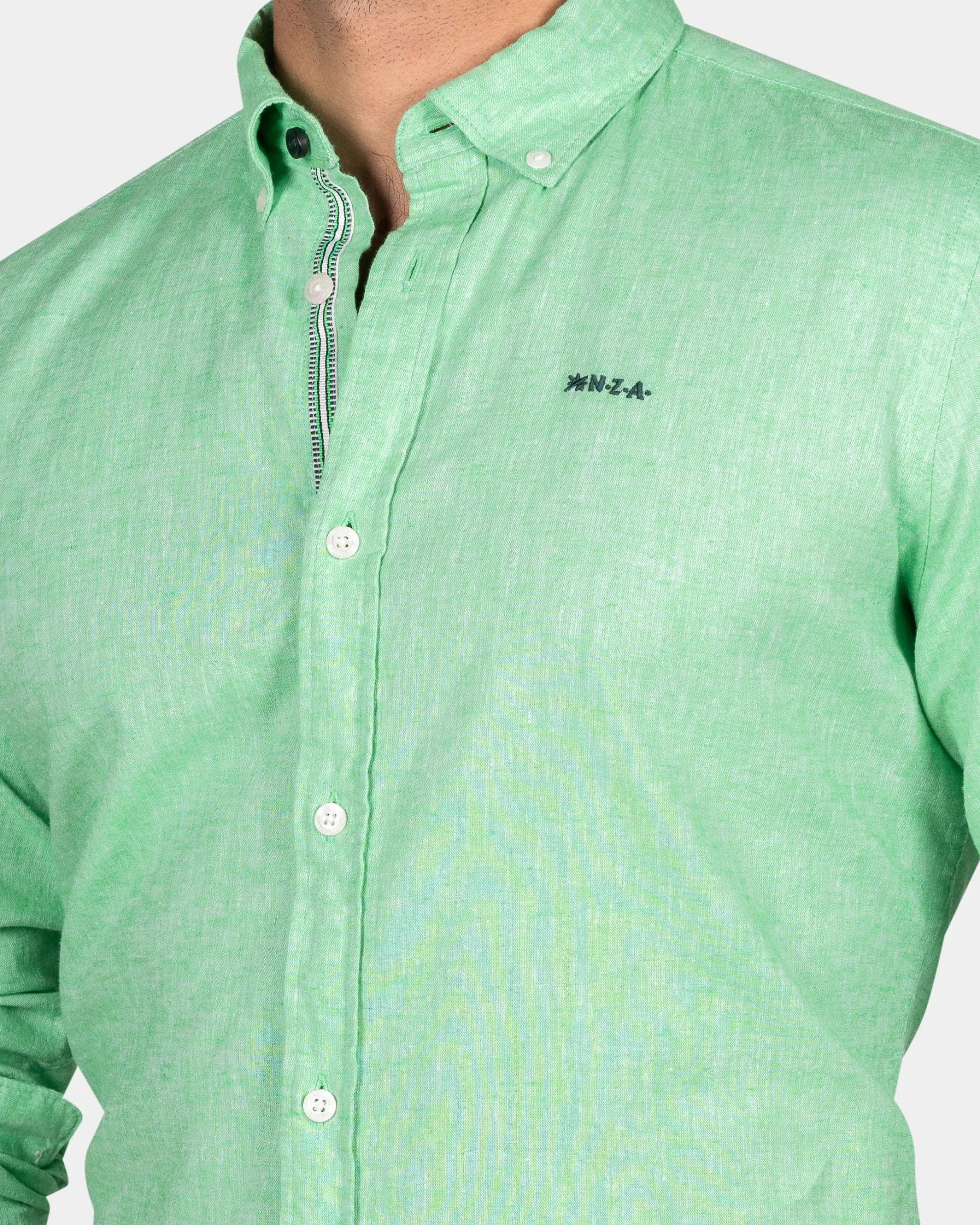 Brightly colored plain shirt - Fresh Green