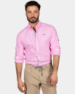 Brightly colored plain shirt - Bright Pink