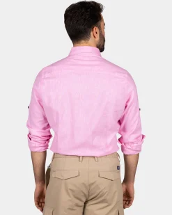 Brightly colored plain shirt - Bright Pink