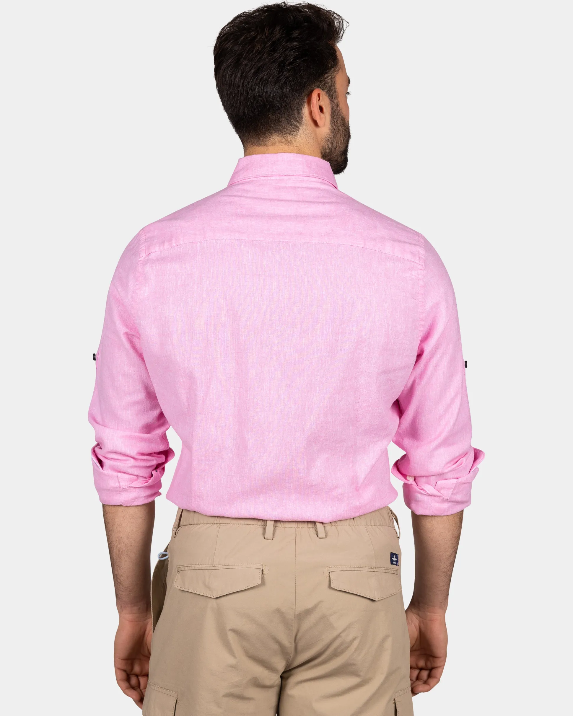 Brightly colored plain shirt - Bright Pink
