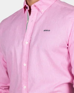 Brightly colored plain shirt - Bright Pink