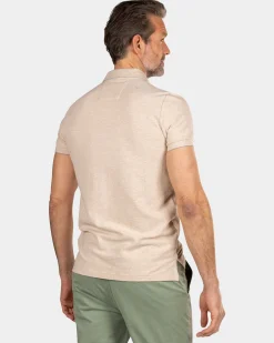 Brown polo - Oat Sand