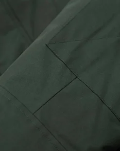 Canvas hooded parka jacket - Crushing Green