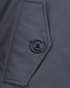 Canvas hooded parka jacket - Trent Petrol
