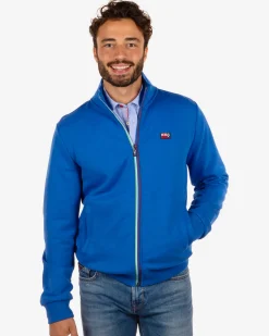 Cardigan with zipper Aramoana - Blizzard Blue