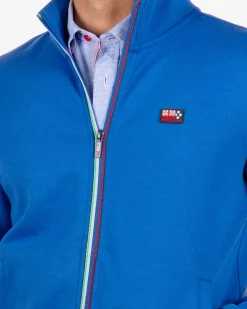 Cardigan with zipper Aramoana - Blizzard Blue