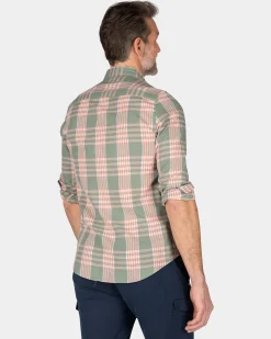 Checked shirt pink and green - Mellow Army