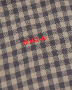 Checkered cotton flannel shirt - Army Ground