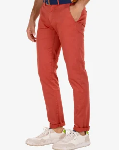 Chino pants Napier Twill Stretch - Brique