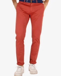 Chino pants Napier Twill Stretch - Brique