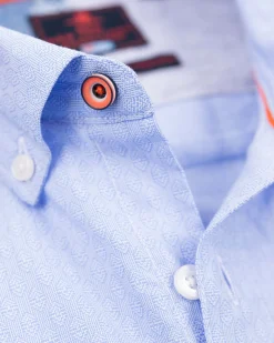 Cotton blue shirt - Rhythm Blue