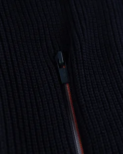 Cotton cardigan Fish - Ink Navy