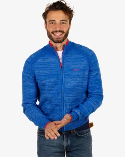 Cotton cardigan Iron - Blizzard Blue