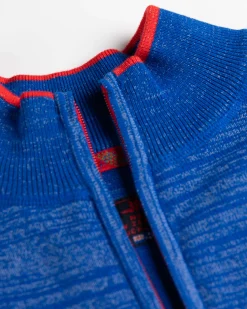 Cotton cardigan Iron - Blizzard Blue