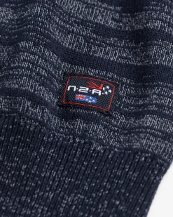 Cotton cardigan Iron - Reef Navy