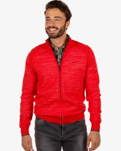 Cotton cardigan Iron - Rustic Orange