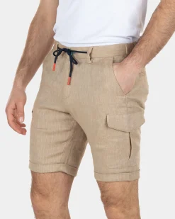 Cotton cargo shorts
