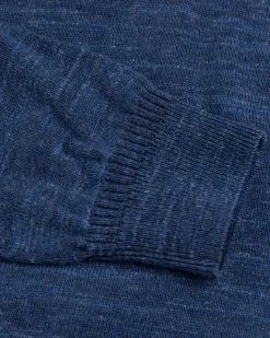 Cotton cashmere jumper Graham - Ink Navy