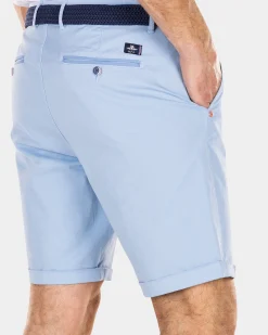 Cotton chino shorts - Universal Blue