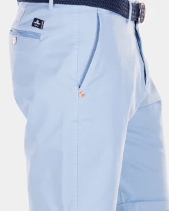 Cotton chino shorts - Universal Blue