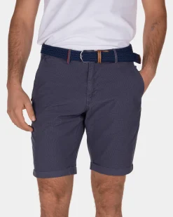 Cotton chino shorts Hamilton - Arkron Blue