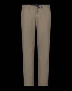 Cotton dark brown chino - Dark Mocca